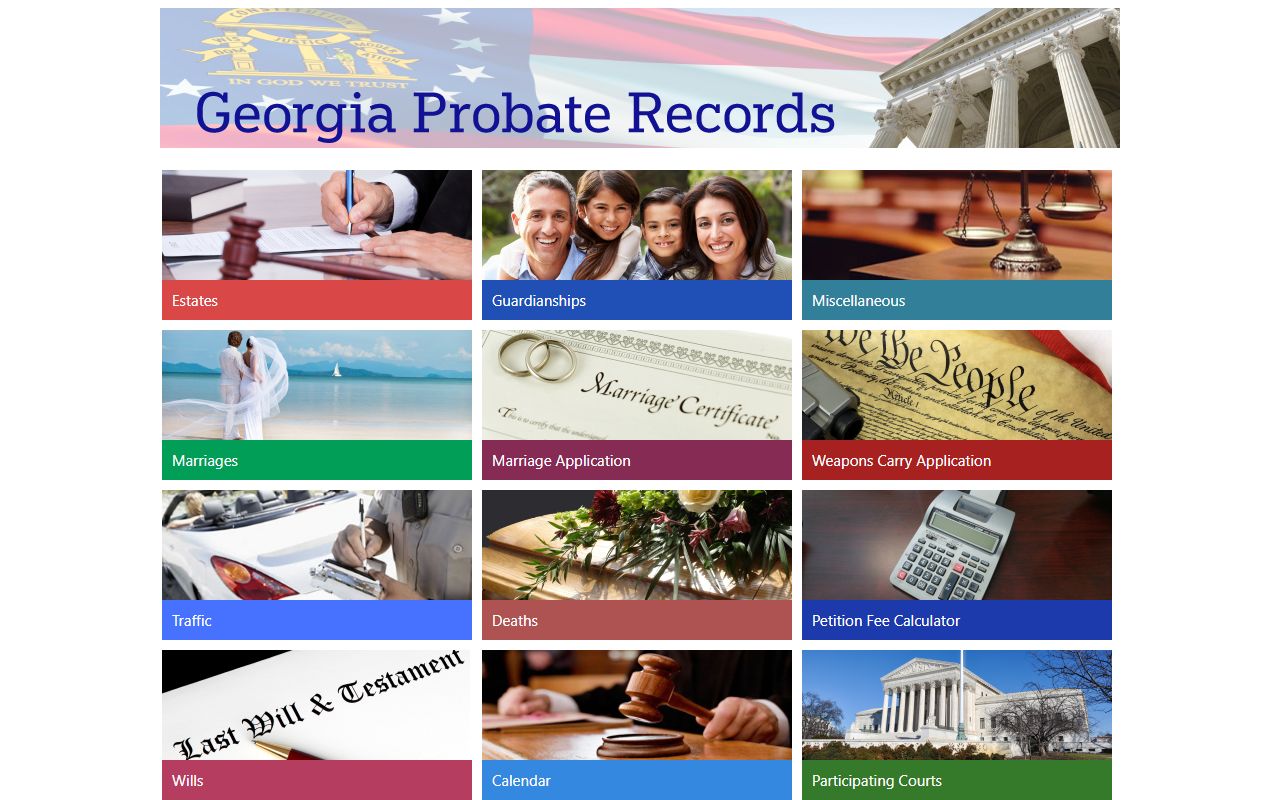 Polk County court records Georgia Probate Records portal