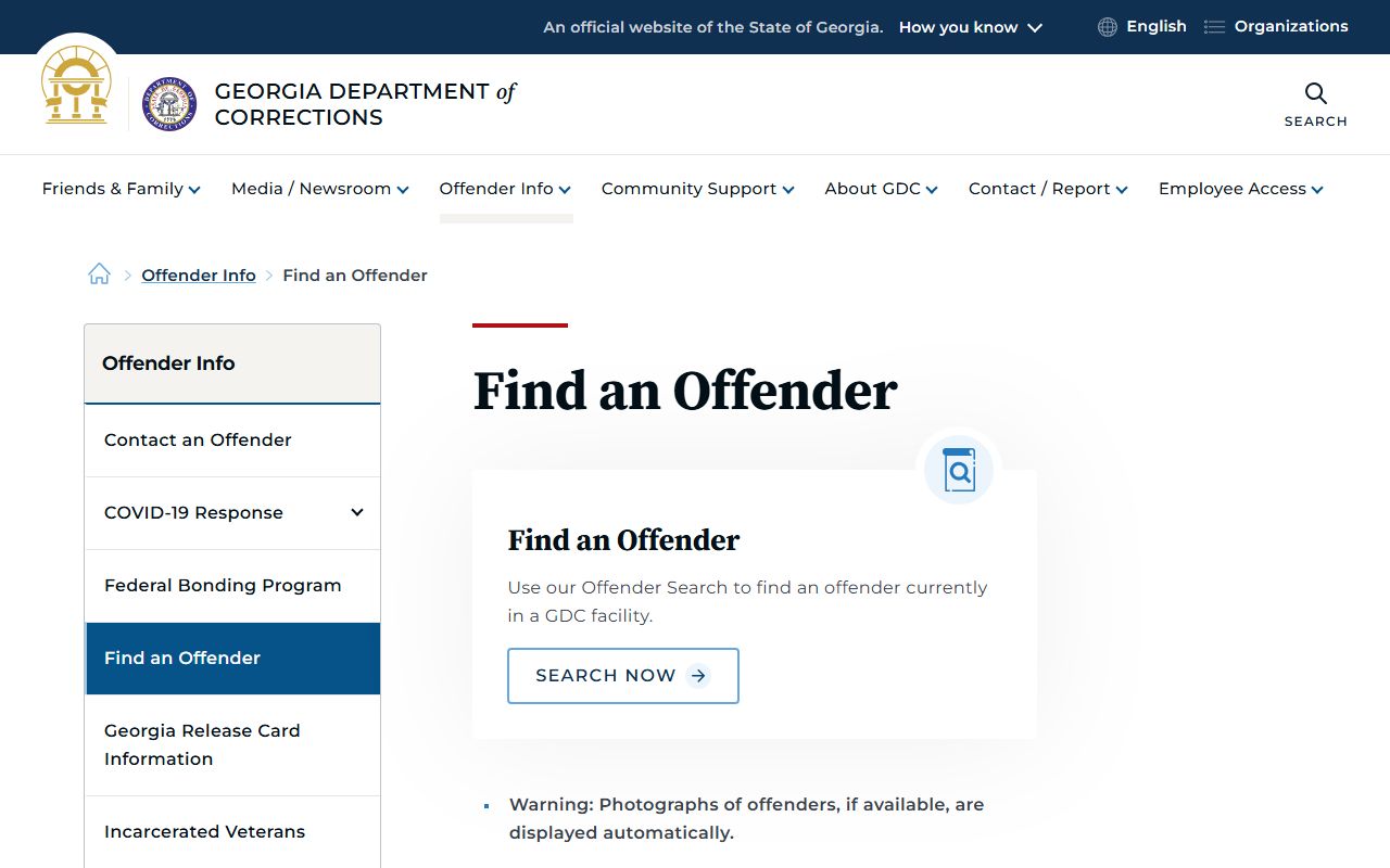 Polk County inmate records Georgia Department of Corrections offender search