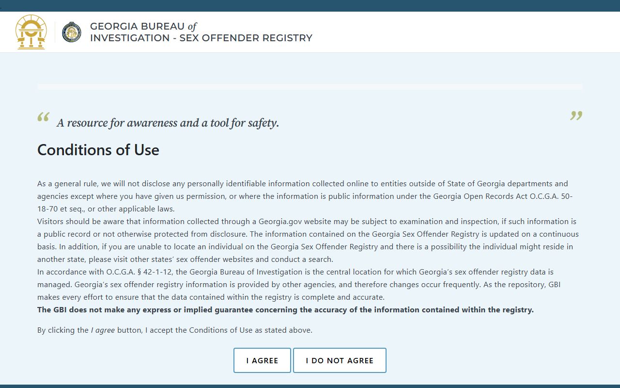 Polk County inmate records Georgia sex offender registry search portal